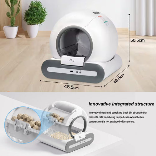 Smart Self-Cleaning Litter Box – Clean, Odor-Free, and Cat-Approved