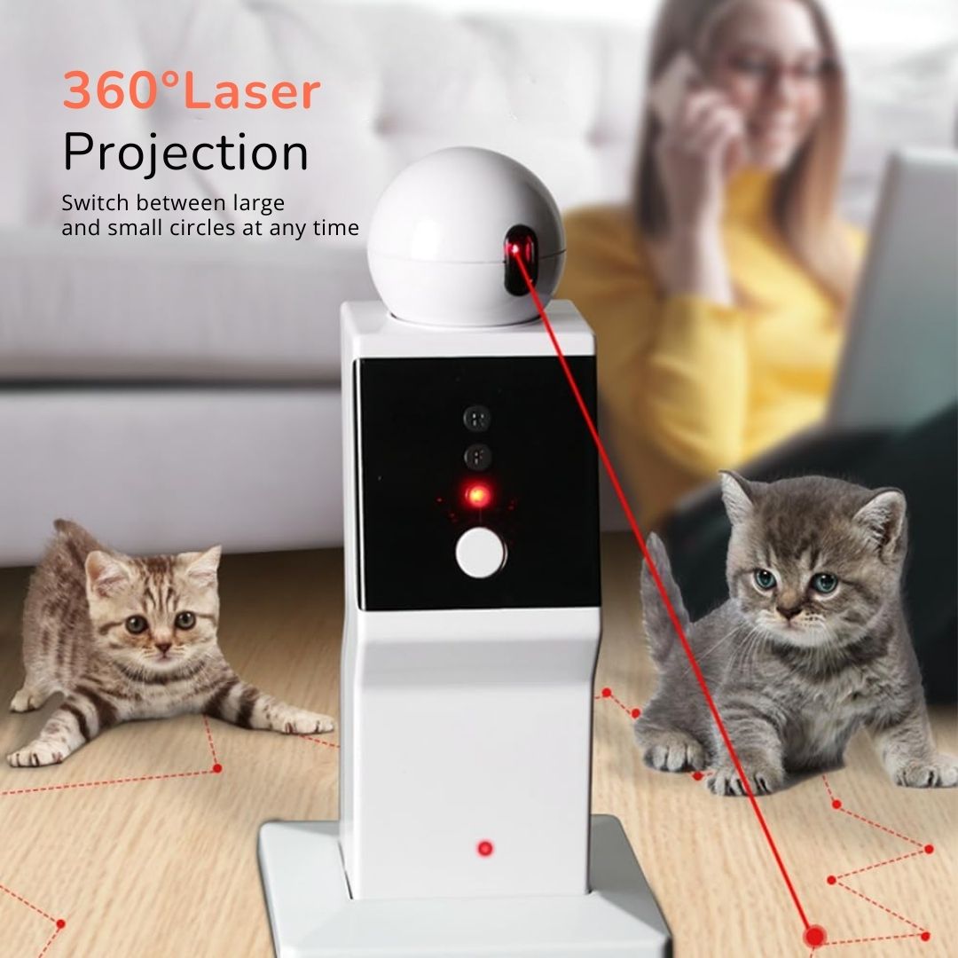 Automatic Interactive Laser Toy for Cats